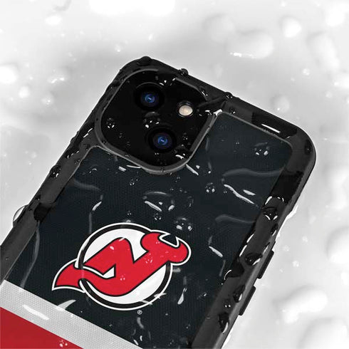 NHL New Jersey Devils Jersey iPhone 15 Plus Waterproof Case